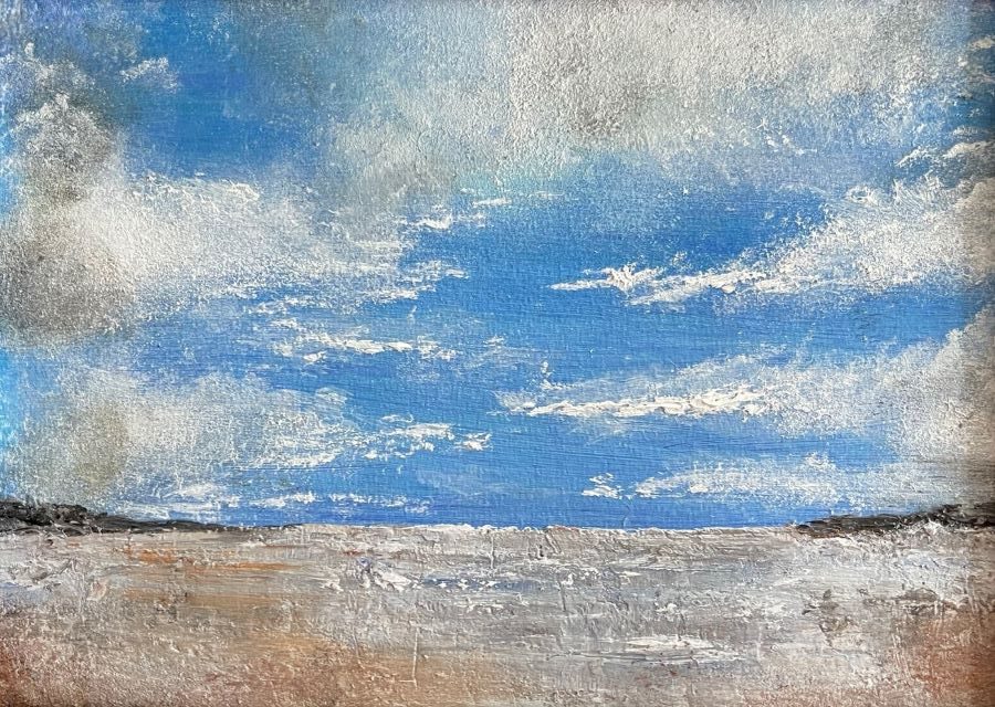 Acrylic picture of a view from Southsea